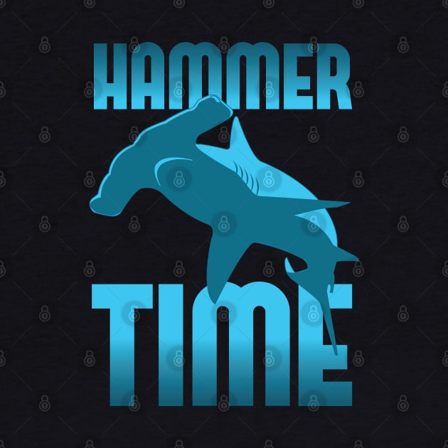 Hammer Time - Hammerhead Shark by Vector Deluxe